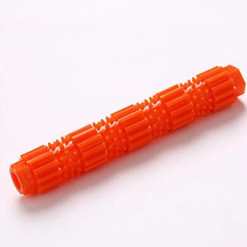 Jouet Baton pour chien à mâcher en caoutchouc Orange