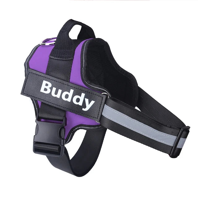Harnais Y sans traction violet pour chien et chiot